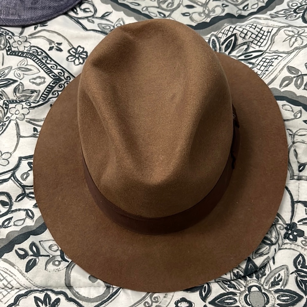 Brown fedora